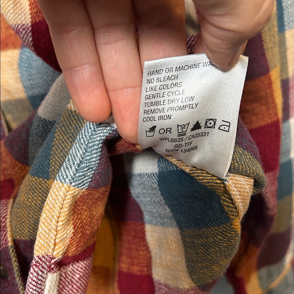 Woolrich buffalo women’s Multicolor Plaid Button Down Shirt cotton XS - Picture 10 of 11